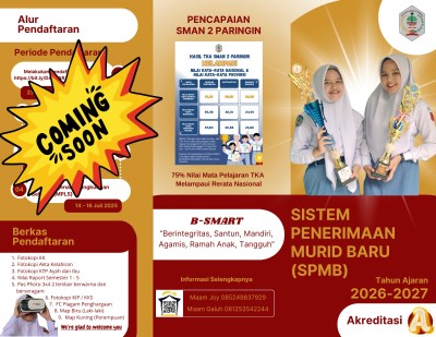 PPDB SMAN 2 Paringin 2021-2022