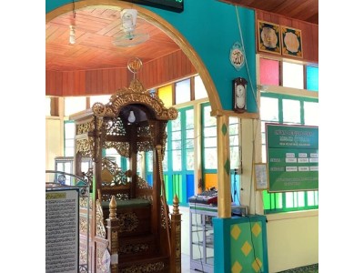 Ini Masjid Syuhada d Desa desa Hujan Mas Kab. Balangan